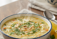 Pratik Tavuklu Sebze Çorbası