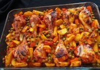 FIRINDA SEBZELİ TAVUK 