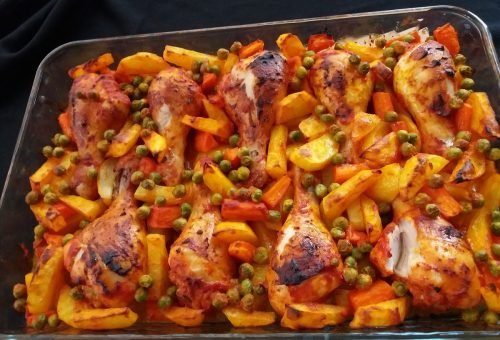 FIRINDA SEBZELİ TAVUK 